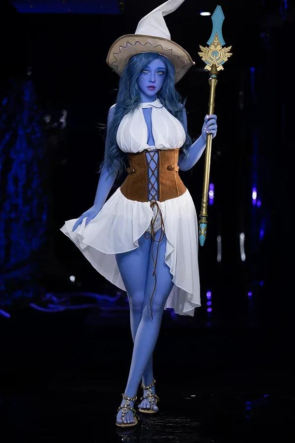 Aibei Doll | 160cm Blue Skin Alien Busty Sexy Sex Doll - Novia view 5