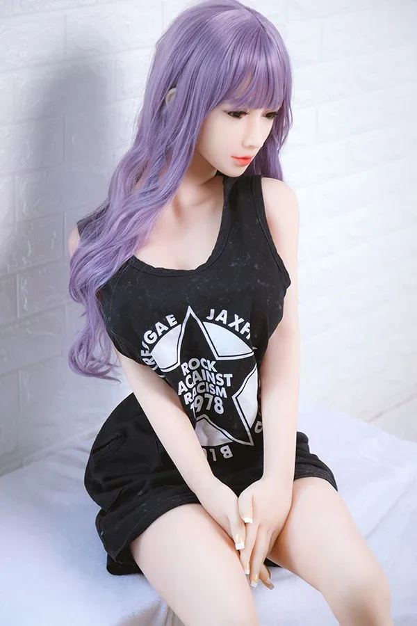 Aibei Doll | 158cm/5ft2 Purple Haired Sex Doll Lifelike Love Doll - Ly view 2