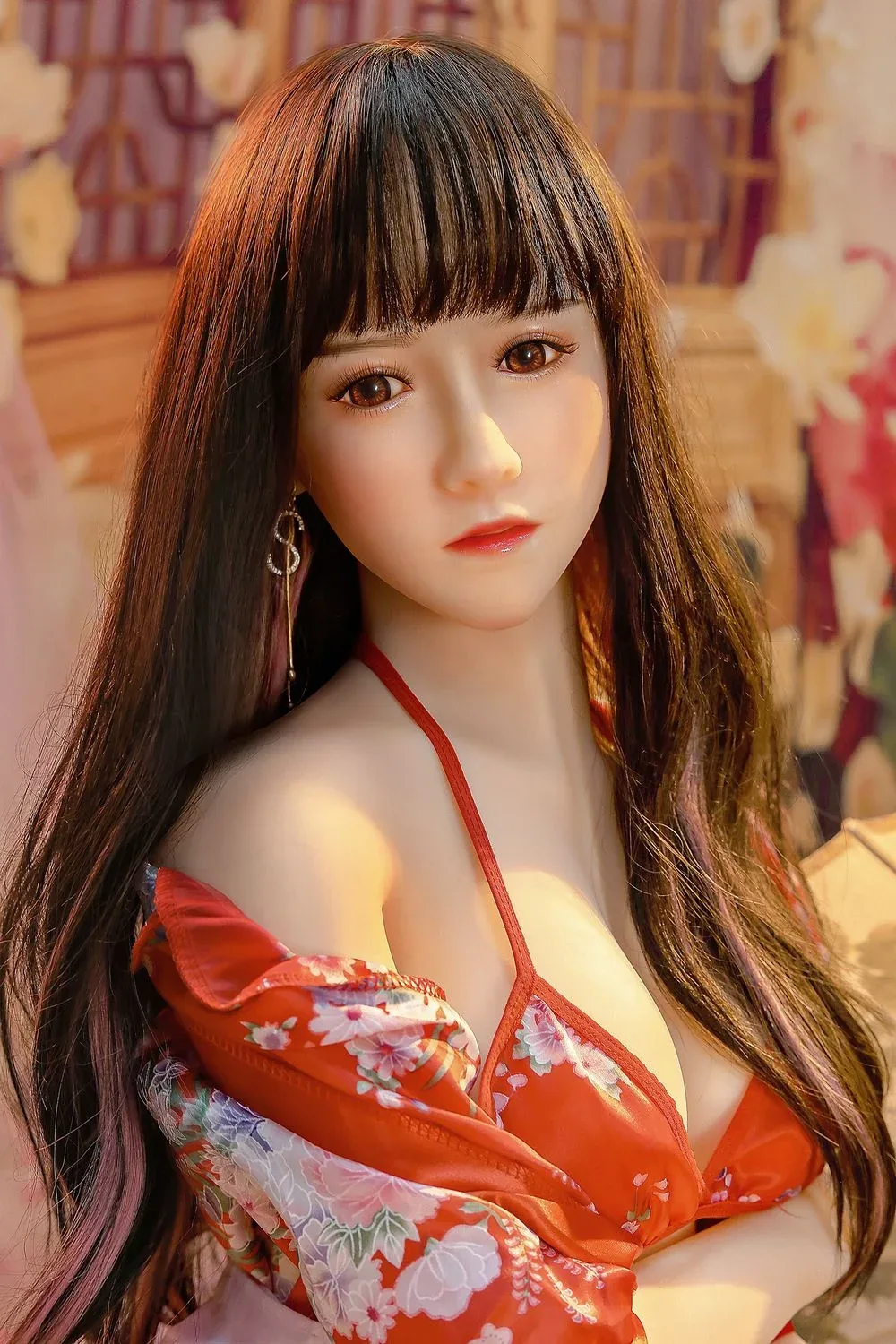 SY Doll | Asian 166cm/5ft5 Small Breasts Kimono Lifelike TPE Sex Doll view 3