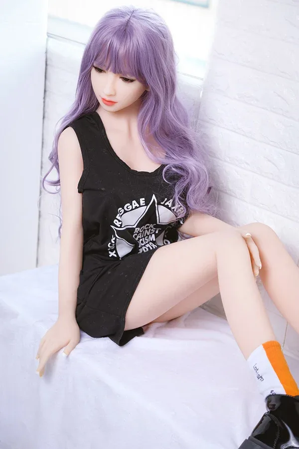 Aibei Doll | 158cm/5ft2 Purple Haired Sex Doll Lifelike Love Doll - Ly view 4