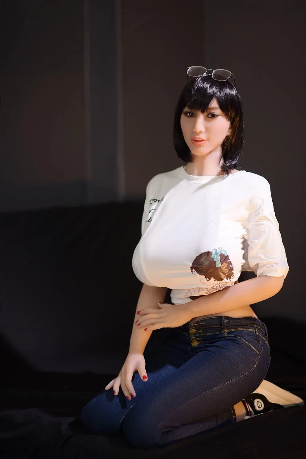 6YE | 163cm (5' 4") J-Cup Big Tits Big Butt Black Short Hair Sex Doll view 2