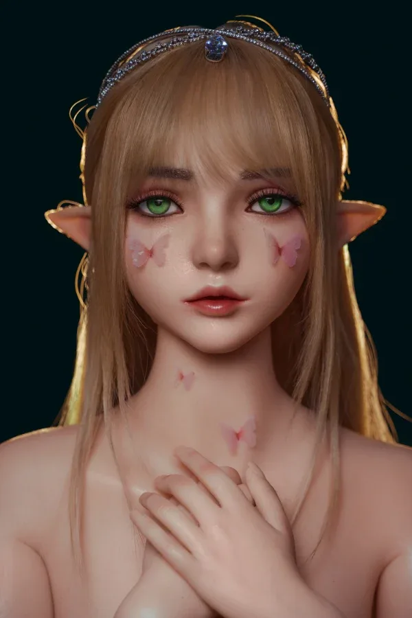 SY Doll | Movable Jaw Elf Ears Silicone Head Ophelia #M8 view 1