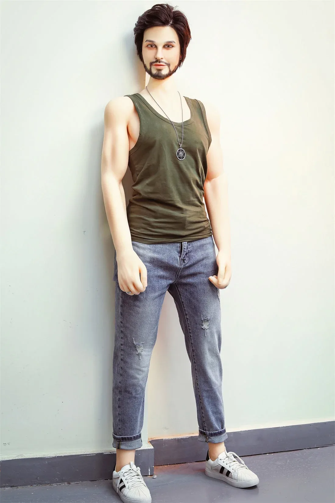 SY Doll | 5ft 4 (162cm) Enthusiastic Bearded Style Male Sex Doll - Mic view 8
