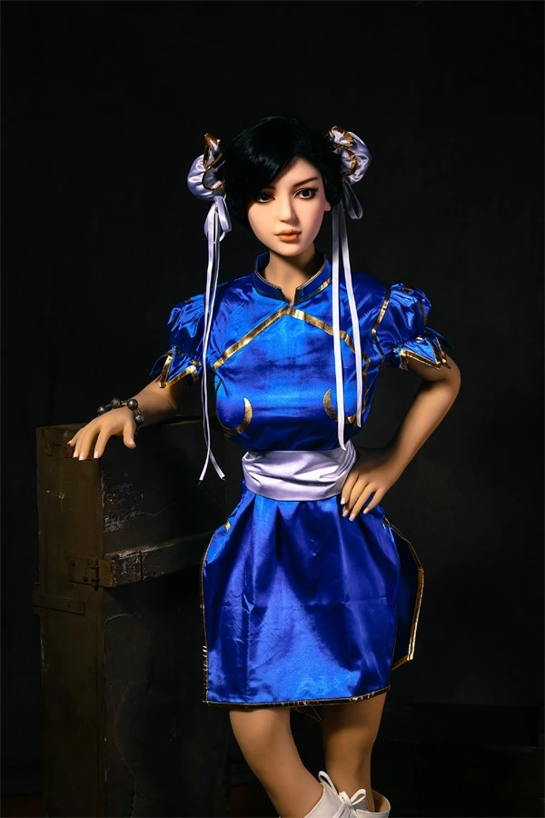Poupée Qita grandeur nature inspirée de Chun Li 168 cm Adulte Collection